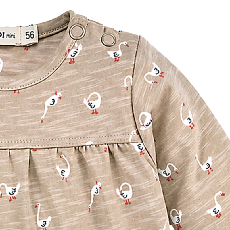 BONDI Baby Langarmshirt "Gänschen" 93956 | gans allover