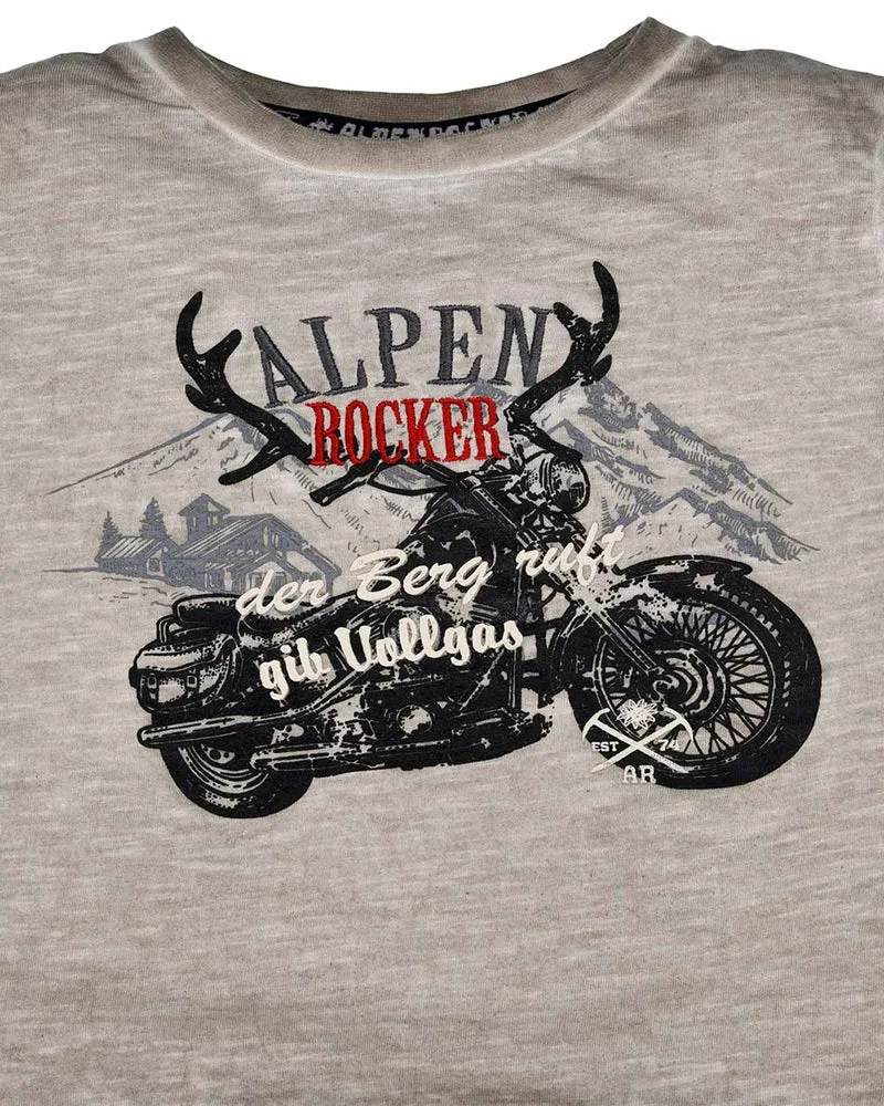 BONDI Jungen T-Shirt "Gib Vollgas" 29907 | Used Stone
