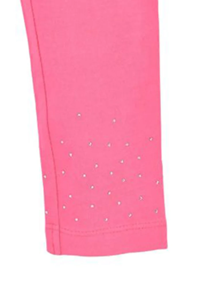 BONDI Baby Mädchen Leggings mit Glitzersteinen 36207 | Pink