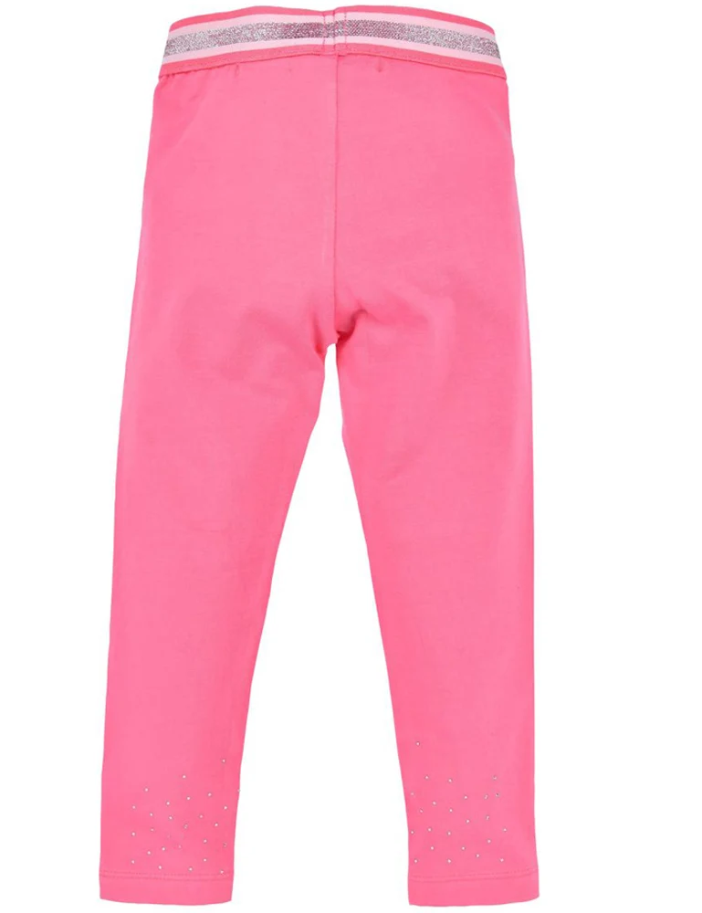 BONDI Baby Mädchen Leggings mit Glitzersteinen 36207 | Pink