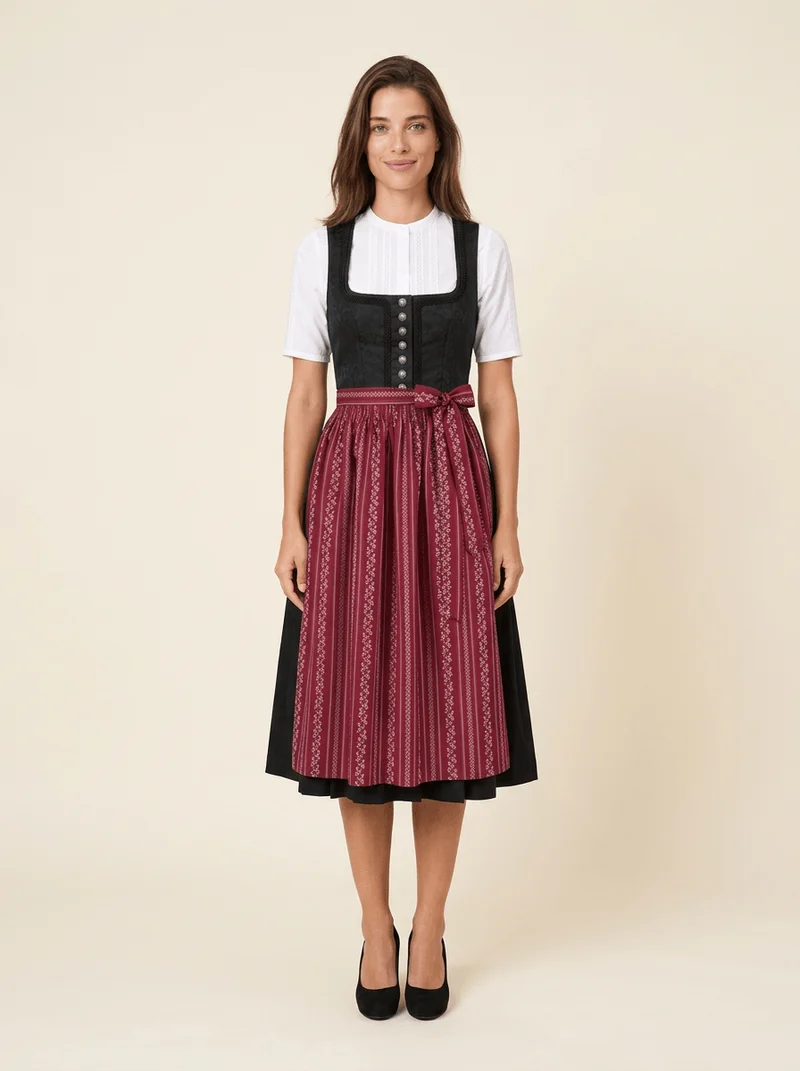 Dirndl Odette schwarz