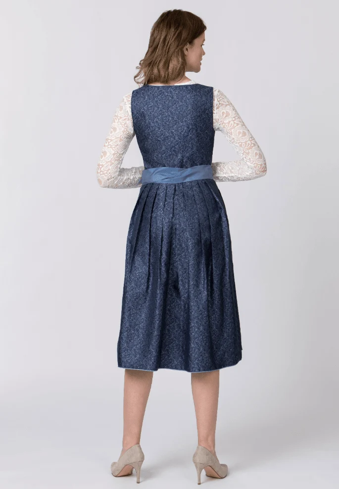 Dirndl Leonora blau