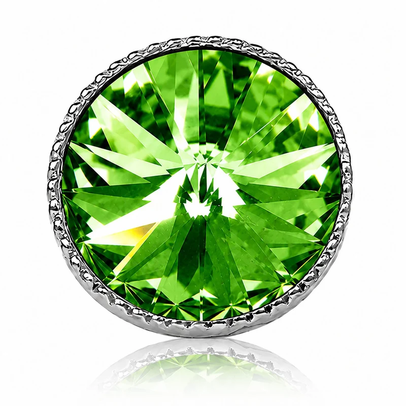 LUISIA® Solitär Ohrstecker "Joy" mit Kristallen von Swarovski® | Peridot