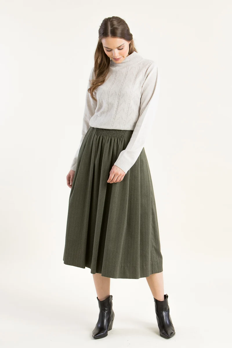 Felicitas Rollkragenpulli Pansy beige