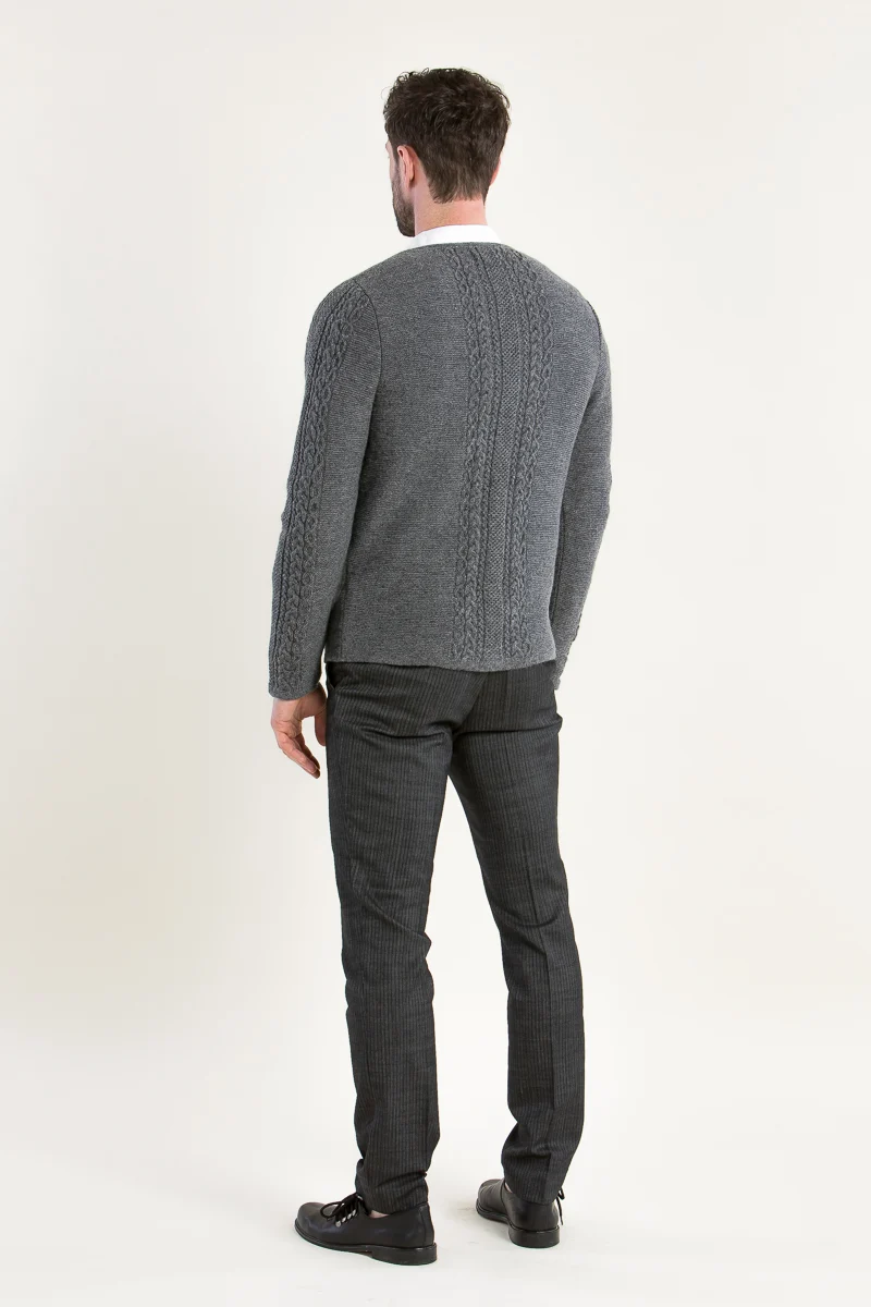 Grasegger Strickjanker grau