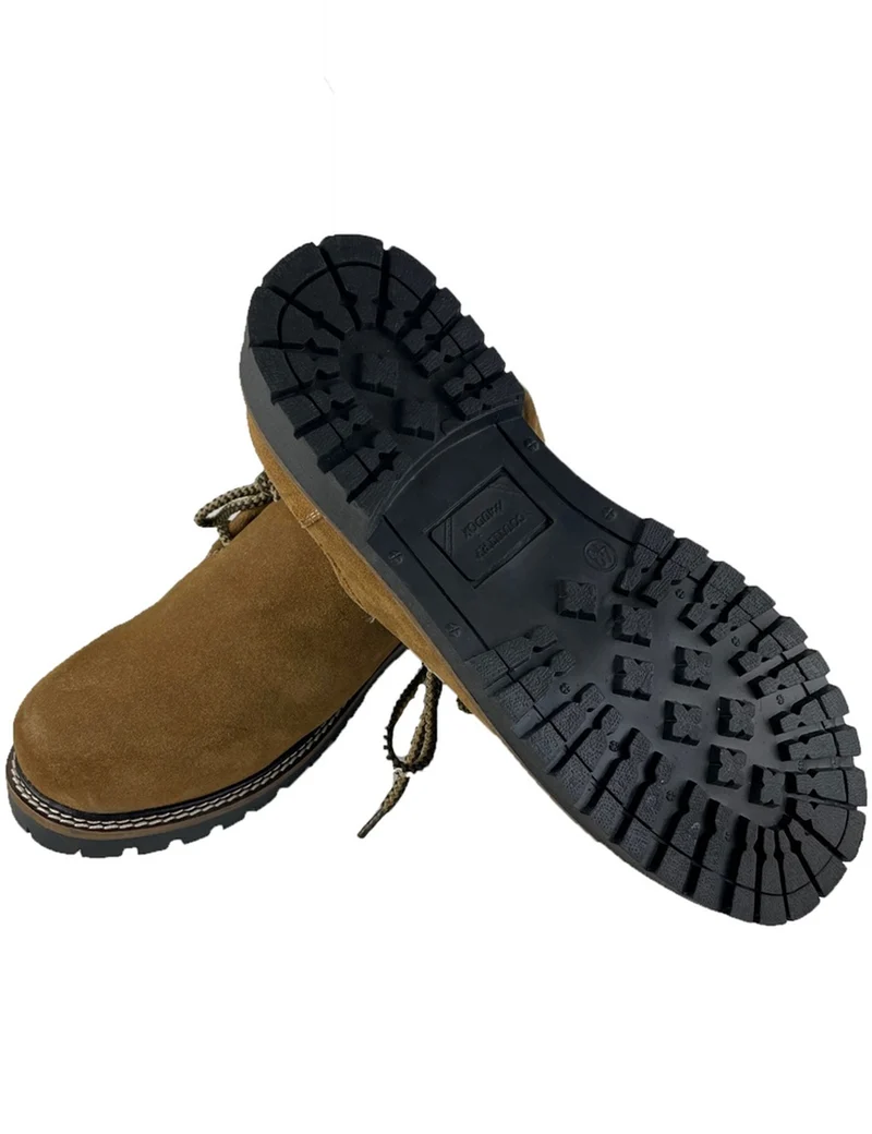 MADDOX Haferlschuhe "Altdorf" Veloursleder | Nuss Hellbraun