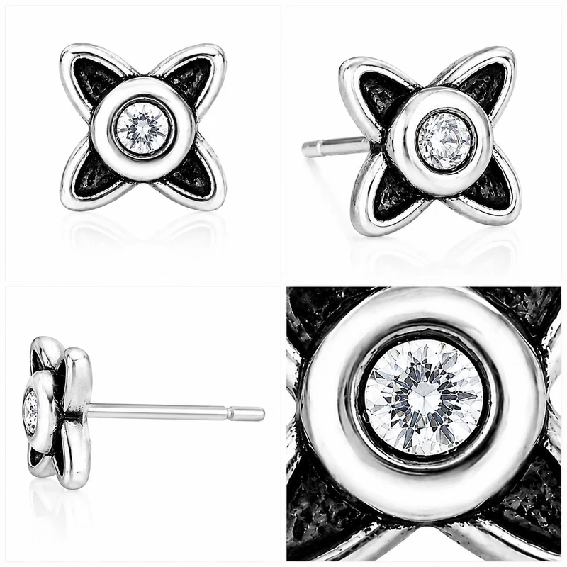 LUISIA® Ohrstecker "Dorina" mit Kristallen von Swarovski® | Silber