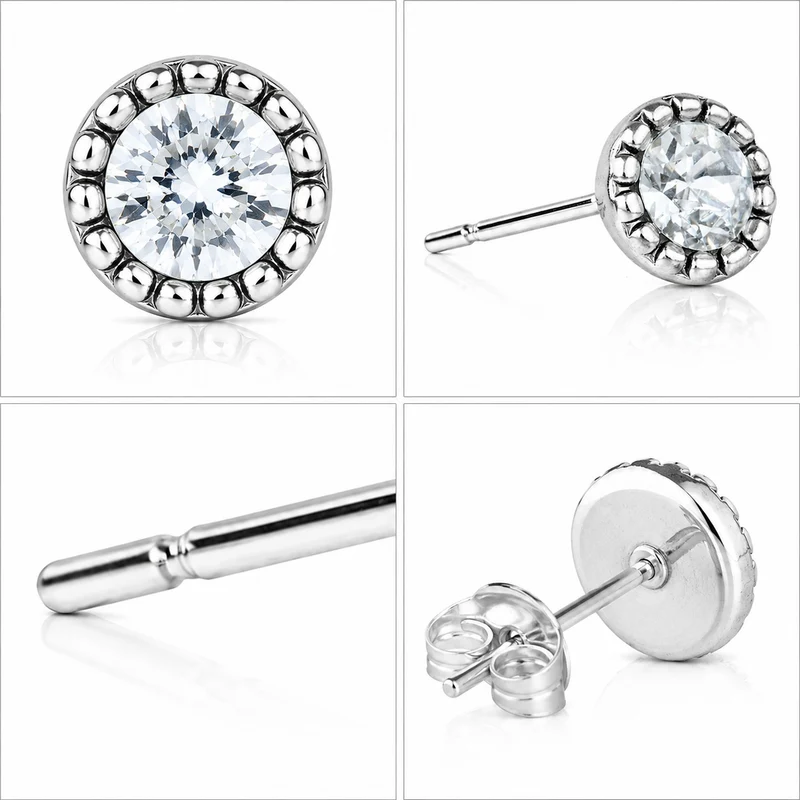 LUISIA® Ohrstecker "Judika" mit Kristallen von Swarovski® | Silber