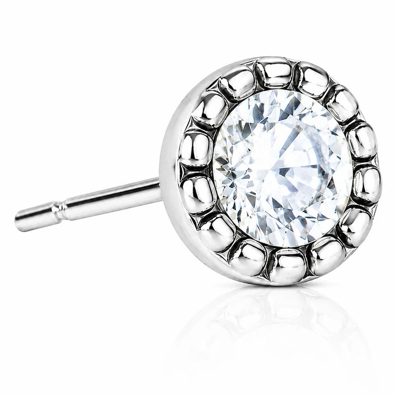 LUISIA® Ohrstecker "Judika" mit Kristallen von Swarovski® | Silber