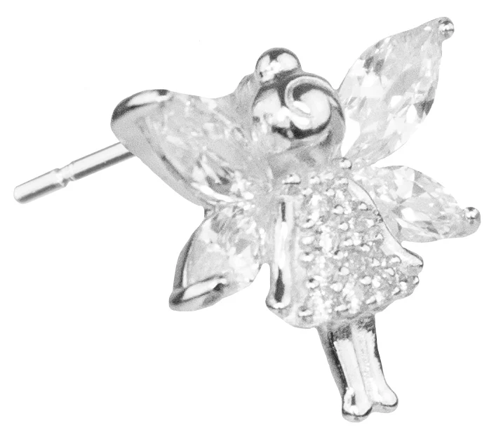 LUISIA Ohrstecker "Kleine Elfe" mit Zirkonia YG04279 - 925 Sterling Silber