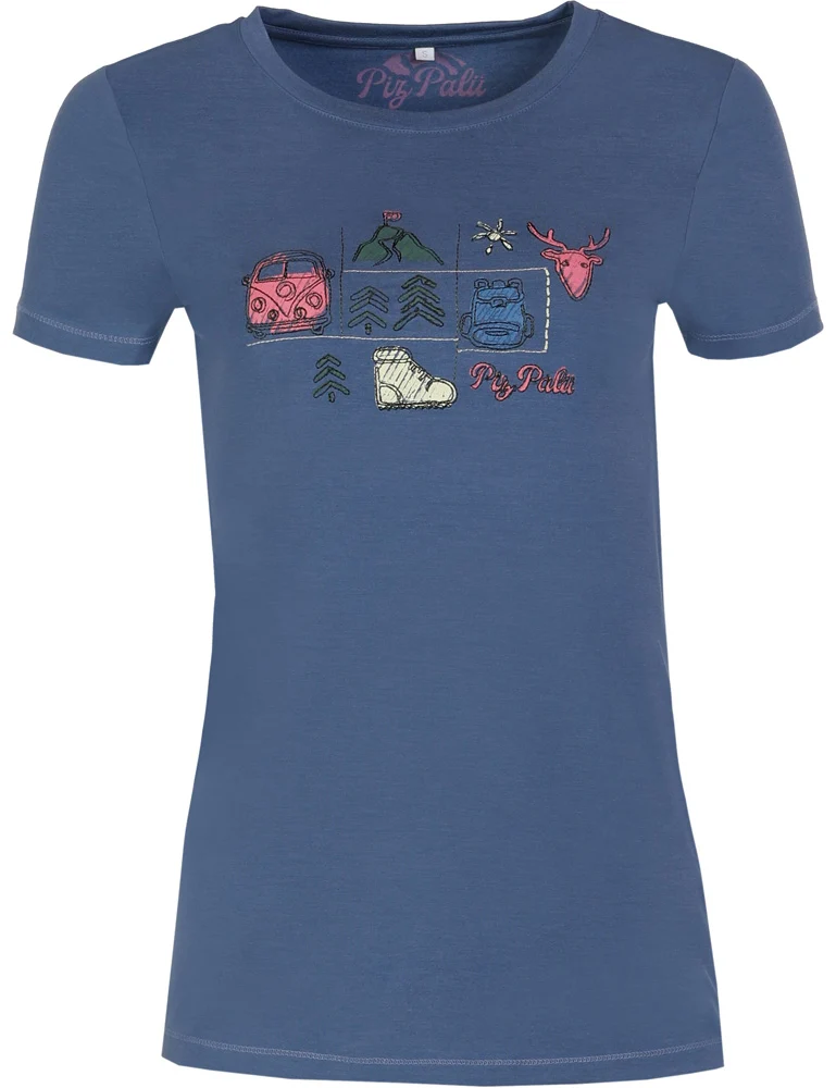 Piz Palü Damen Shirt "Altenbuch" | Schieferblau