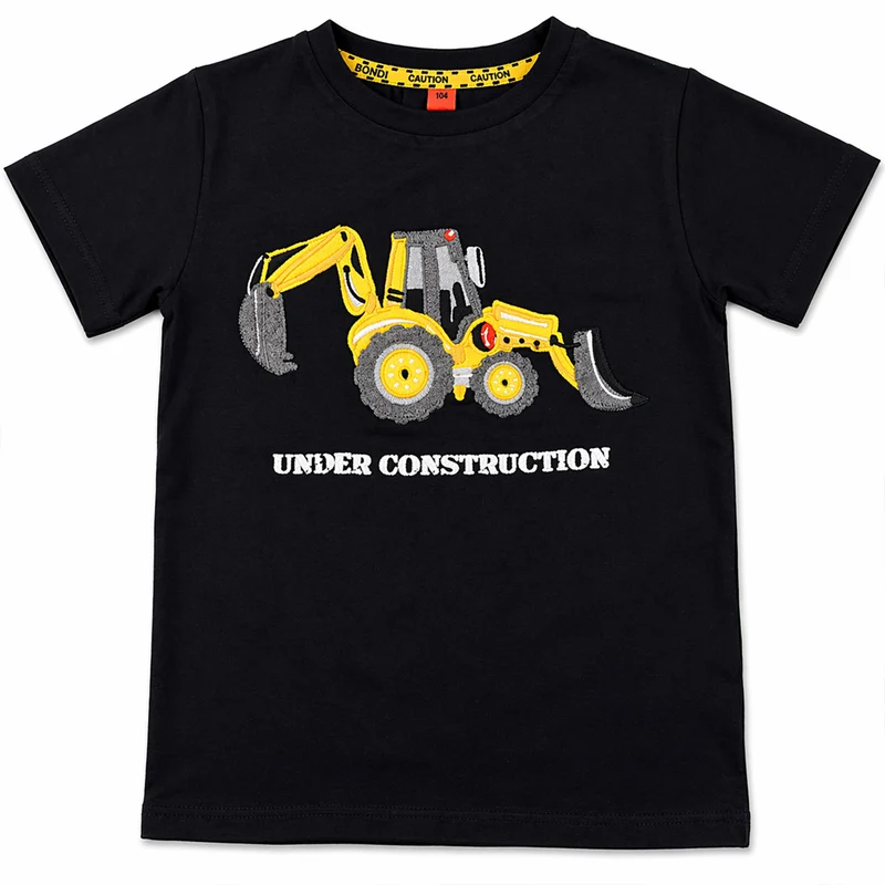 BONDI Jungen T-Shirt "Bagger" 33151 | Schwarz
