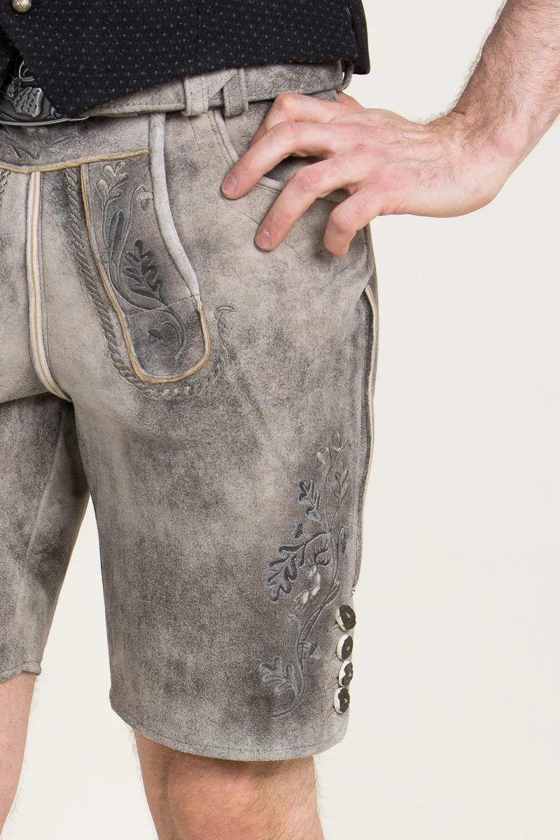 Kurze Spieth & Wensky Lederhose Austin oxford/grün