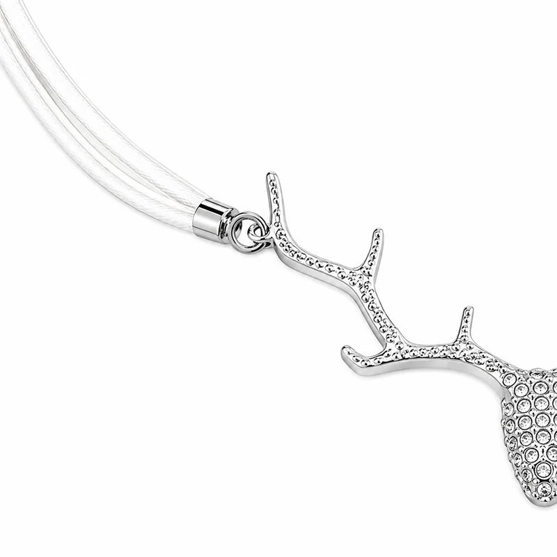 LUISIA® Halskette "Nicola" mit Kristallen von Swarovski® | Weiß