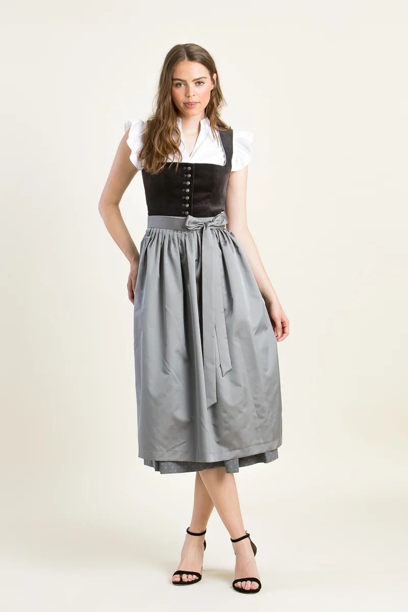 Berwin & Wolff Dirndl anthrazit