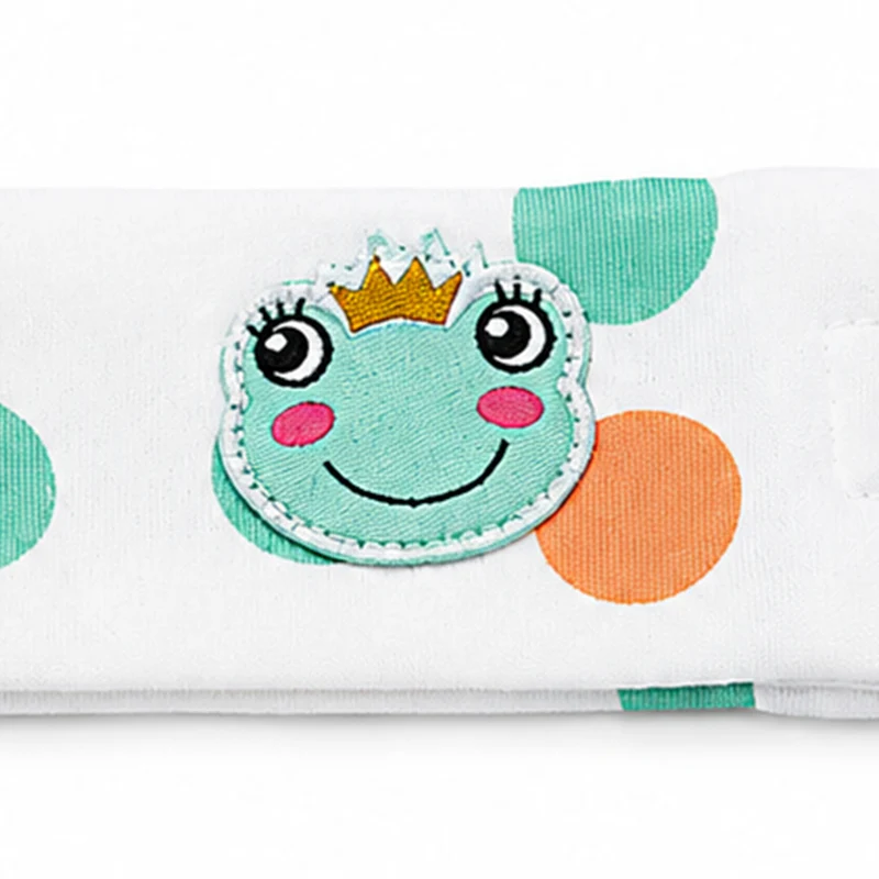 BONDI Stirnband "Froschkönig" 86578 - Weiß | Baby Mädchen Bandana