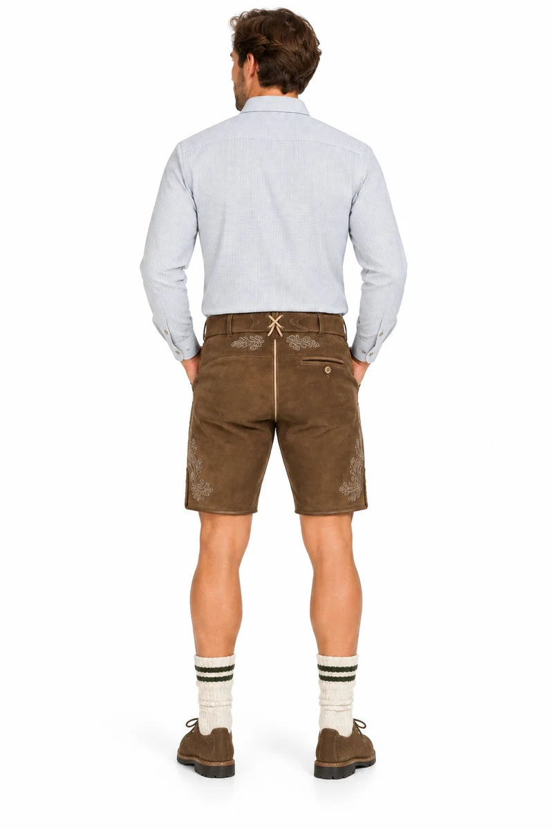 MADDOX Herren Trachtenhemd - Hemd-102 | Blau Grau