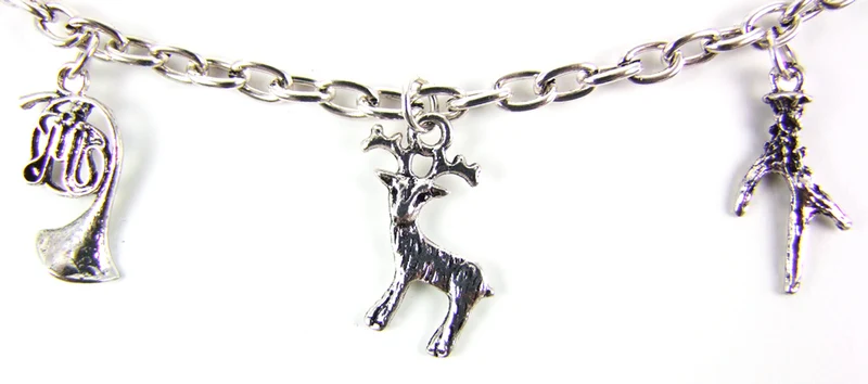 Ansteck Charivari Kette mit Edelweiß