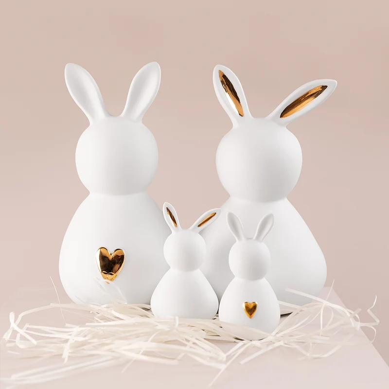 Osterhase - Porzellanhase - Minihasen - KLEINE DAME 17494 - Räder Design - Ostern