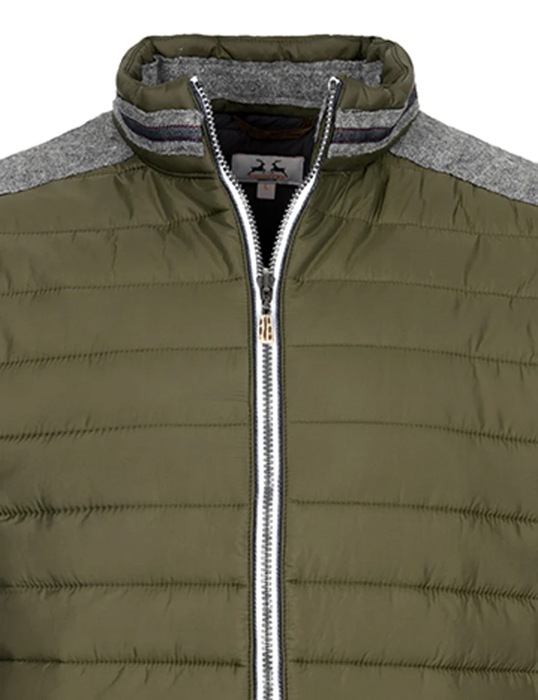 MADDOX Herren Outdoor Jacke "Darnsee" mit Stehkragen | Olivgrün
