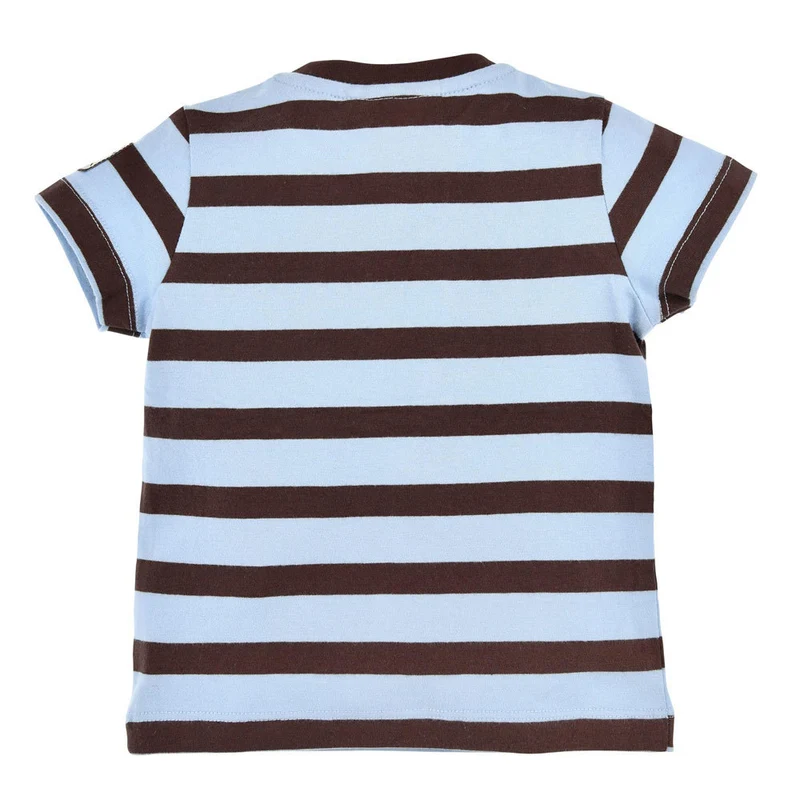 BONDI Jungen T-Shirt "Lausbub" mit Brezel 91370 | Blau Braun