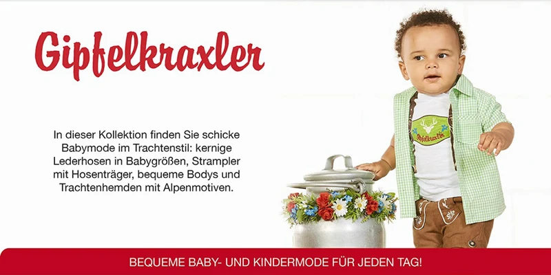 BONDI Jungen T-Shirt "Lausbub" mit Brezel 91370 | Blau Braun