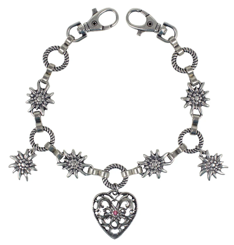 Charivari Kette mit Herz - Pink