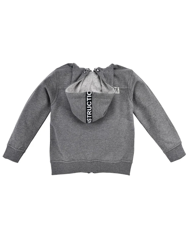 BONDI Kapuzenjacke "Traktor" für Kinder 33184 | Hoodie Anthrazit