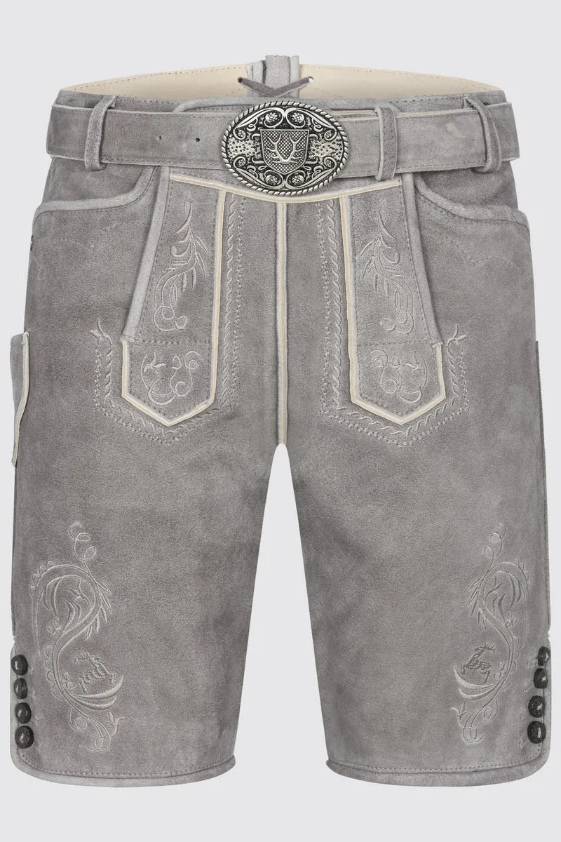 Herren Lederhose MAIK mit Gürtel - Krüger Buam - 963270-000-0044