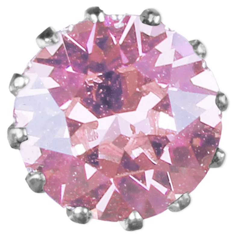 LUISIA® Ohrringe Grazia mit Kronen Anhänger und Premium Kristall - Rosa