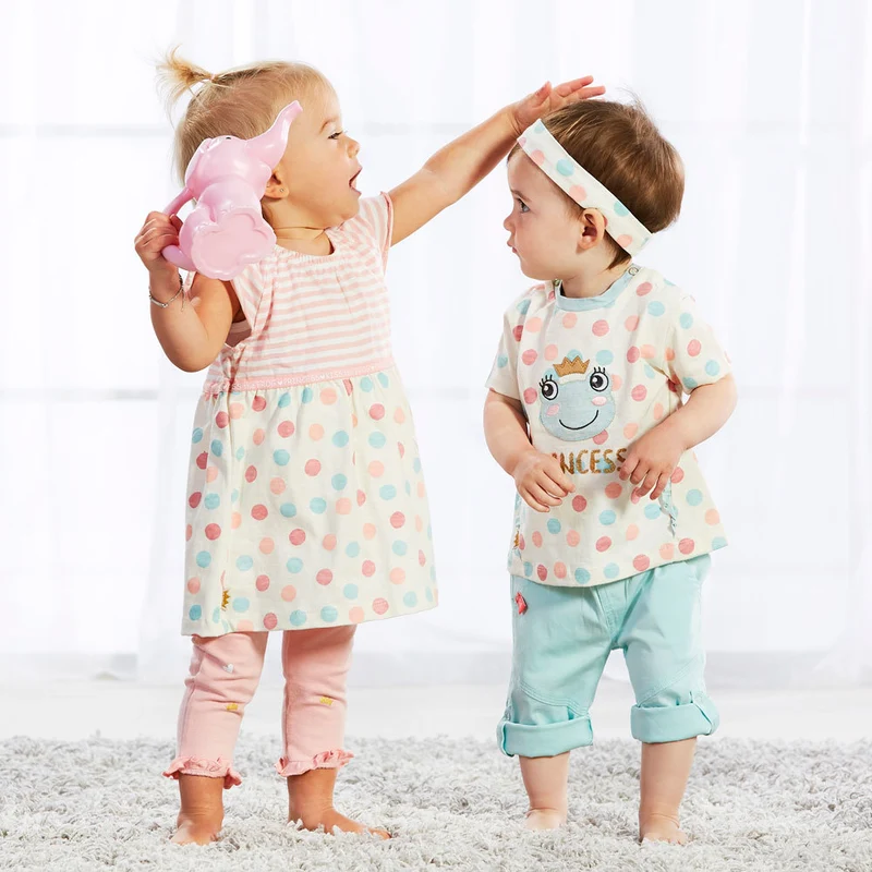 BONDI Baby Kinder T-Shirt "Mom's little love" 86572 - Mint | Kurzarmshirt