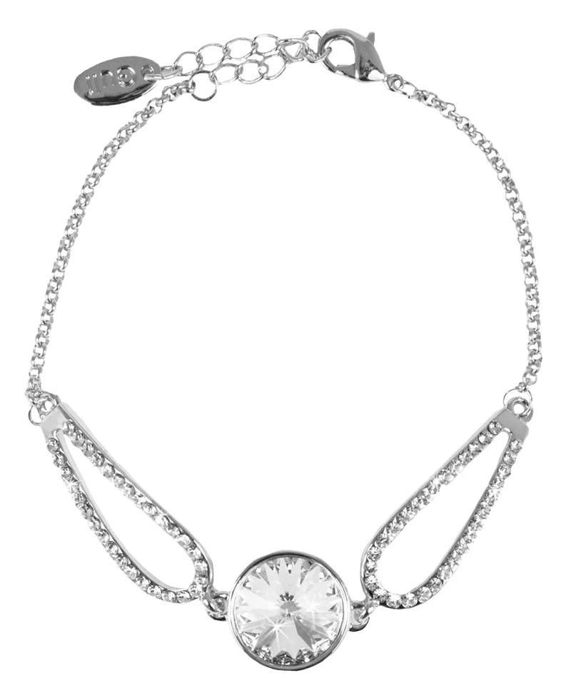 LUISIA® Silbernes Damen Armband mit Rivoli Premium Kristall