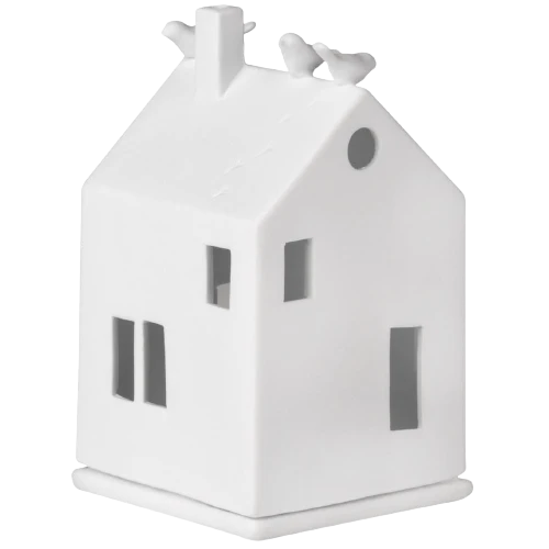 LIVING Lichthaus Vogelhaus - 7x7x13cm - 15111 - Räder Design - Geschenk