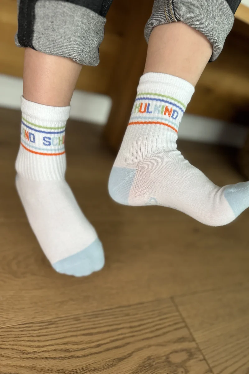 SCHULKIND Blau - Socken - My Day My Dream