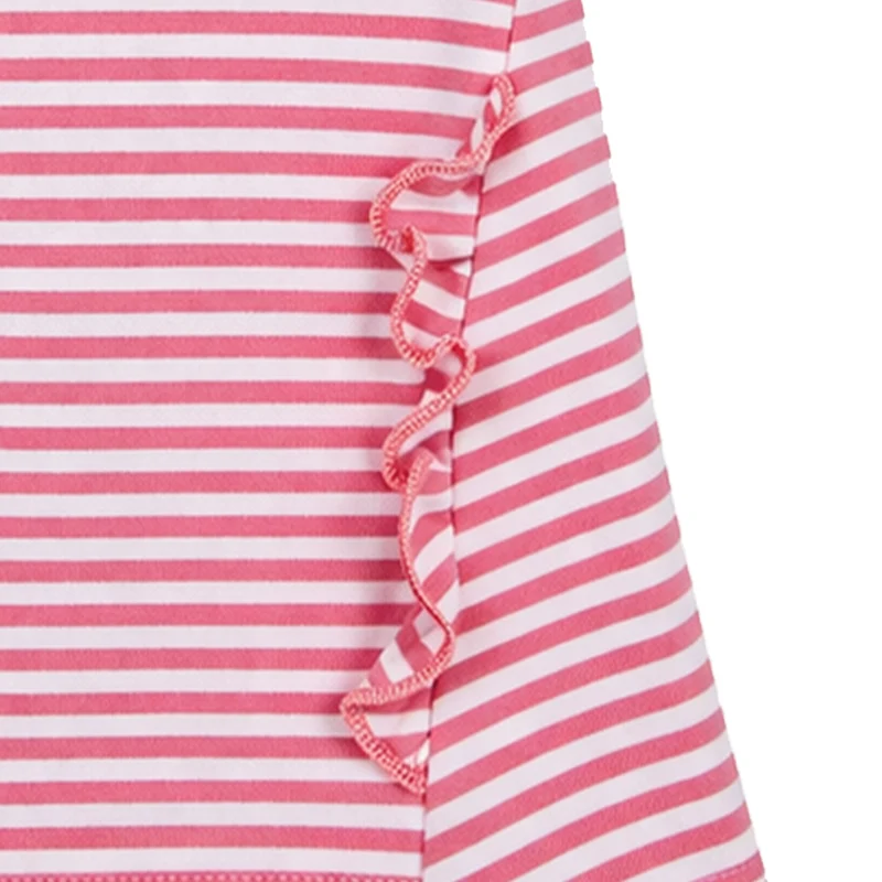 BONDI Mädchen T-Shirt "Spatzl" mit Reh 86844 | Rosa Weiß