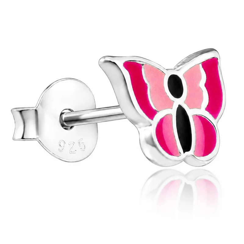 LUISIA® Ohrstecker "Schmetterling" E-15470-2 | Pink Rosa