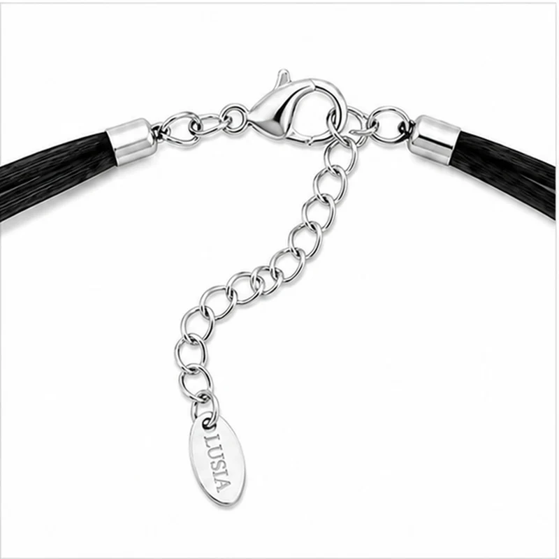 LUISIA® Halskette "Nicola" mit Kristallen von Swarovski® | Schwarz