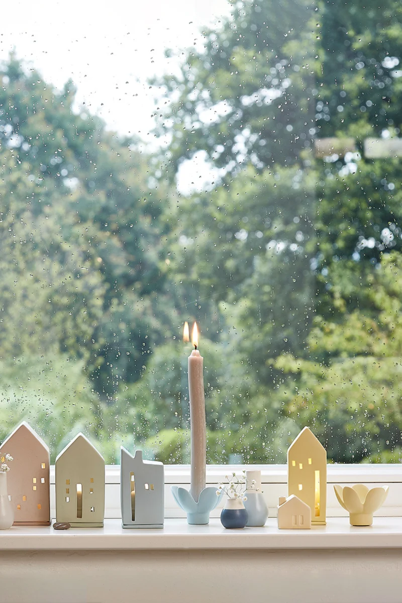 Windlicht - COLOURFUL LICHTHAUS GELB 51601 - Räder Design - Wohnen