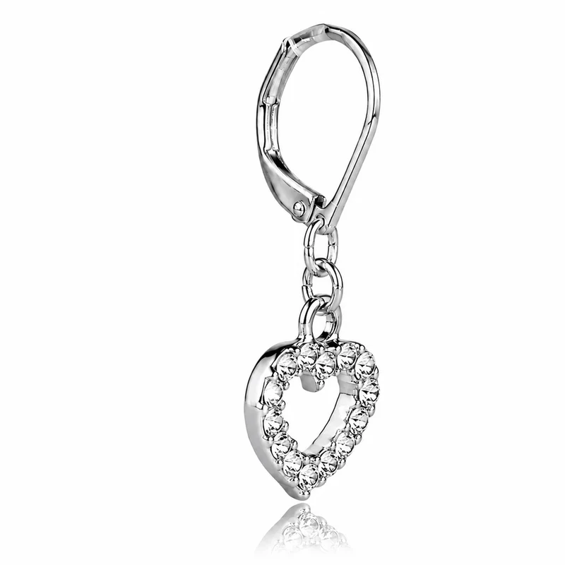 LUISIA® Herz Ohrringe "Evie" mit Kristallen von Swarovski® | Kristall