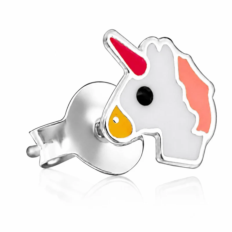 LUISIA Ohrstecker Einhorn Unicorn - 925 Sterling Silber
