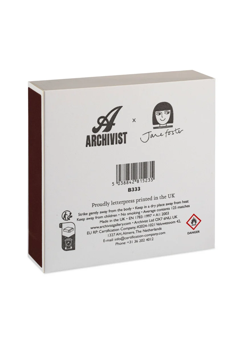 Sicherheitsstreichhölzer - Taube von Jane Foster - Archivist Gallery - Europe - Quadratisch