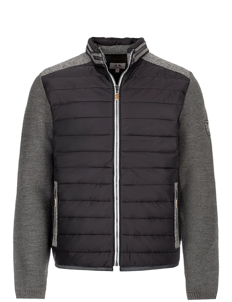 MADDOX Herren Outdoor Jacke "Darnsee" mit Stehkragen | Anthrazit