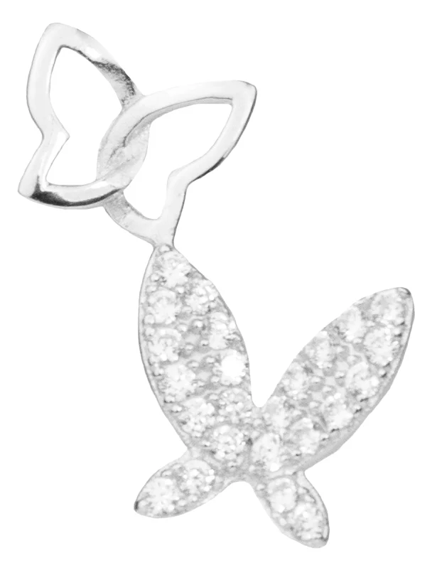 LUISIA Ohrstecker "Schmetterlinge " mit Zirkonia YG03284 - 925 Sterling Silber