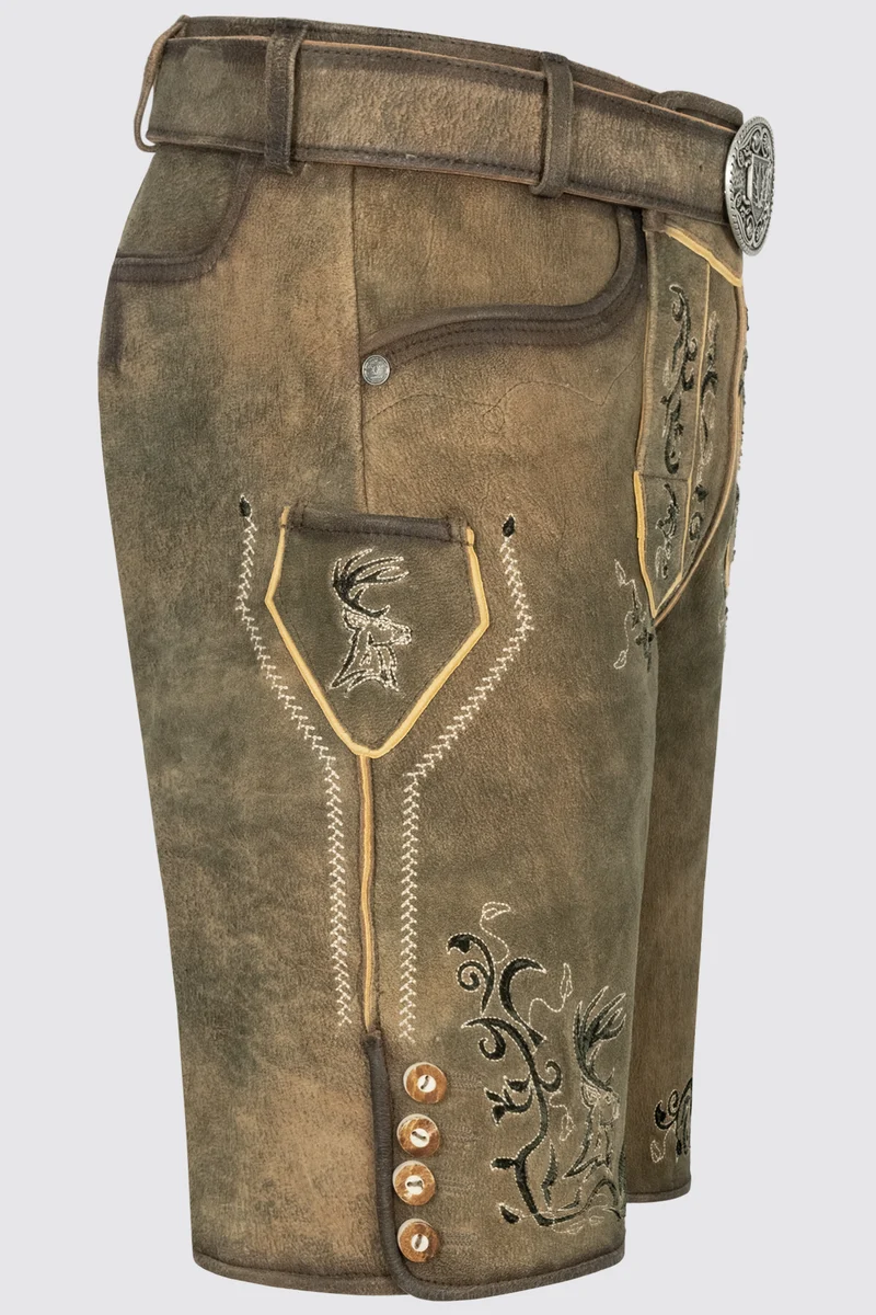 Herren Lederhose ISMAEL % - Krüger Buam - 961367-000-0705