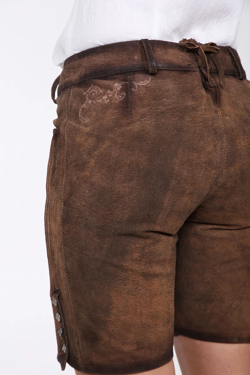 Damen Lederhose - COLEEN % - Krüger Collection - Bermuda - 029334-000-0076