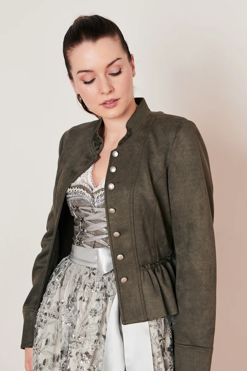 Trachtenjacke EDURNE - Krüger Collection - 274067-000-0057 - olive - Strickjacke - Damen Jacke