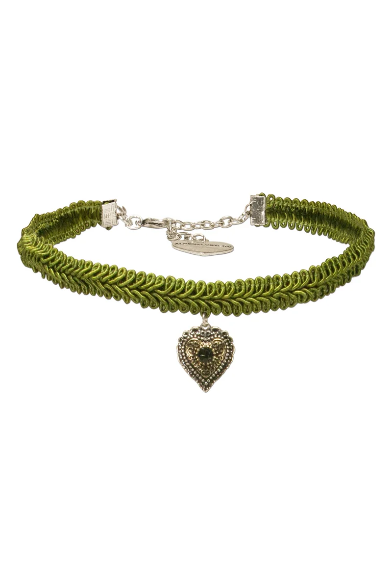 Trachtenkette - Borten-Kropfband - TRACHTENHERZ - DHK202-000 - Alpenflüstern